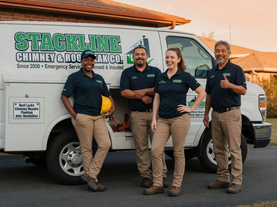 Chimney flashing repair company in Kopperl, TX